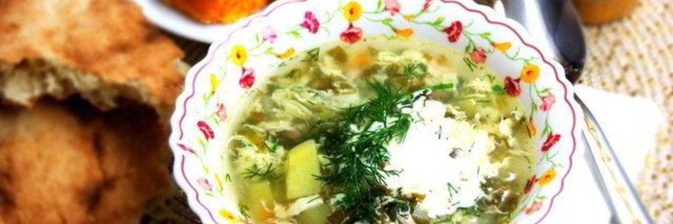 Зеленый борщ