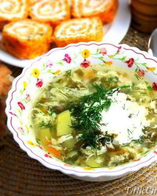 Зеленый борщ