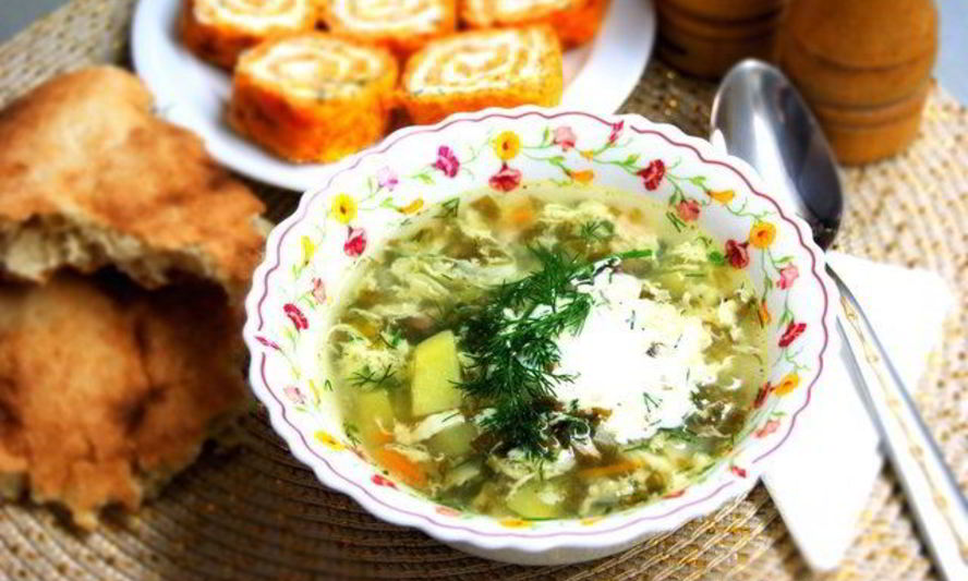 Рецепт зеленого борща