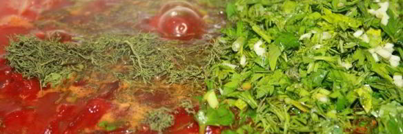 зимний борщ с летним ароматом