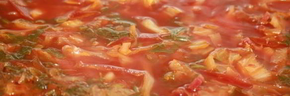 зимний борщ с летним ароматом