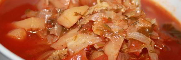 зимний борщ с летним ароматом