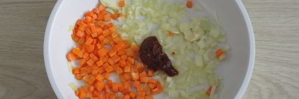 чечевичный суп с тофу