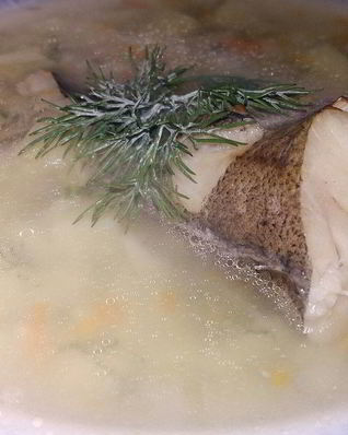 Диетический рыбный суп