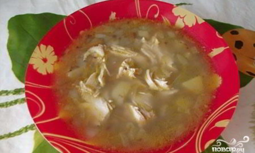 Рецепт диетического супа с курицей