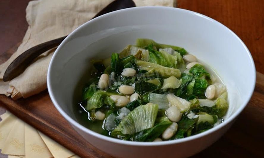 Рецепт фасолевого супа с эскаролом