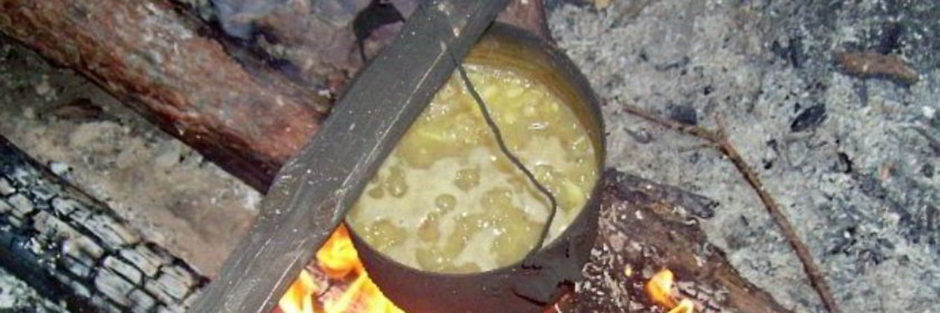 Гороховый суп на костре