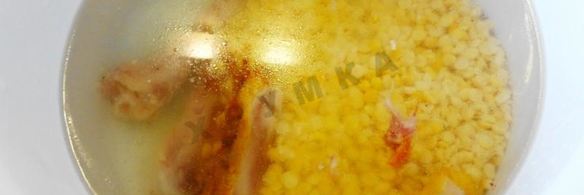 гороховый суп с копченой курицей