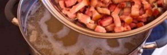 гороховый суп с копченостями