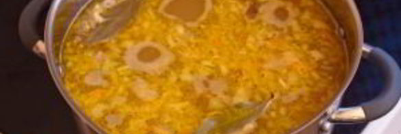 гороховый суп с копченостями