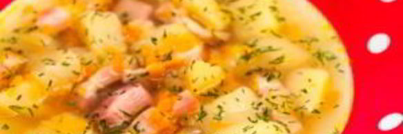 гороховый суп с копченостями