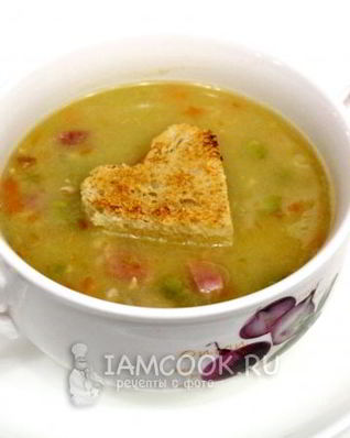 Гороховый суп в мультиварке