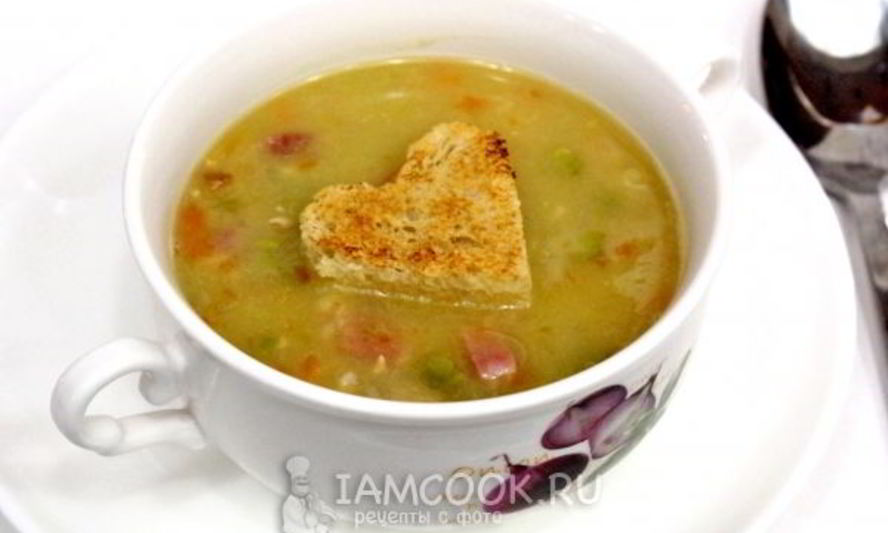Рецепт горохового супа в мультиварке