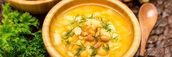 постный гороховый суп