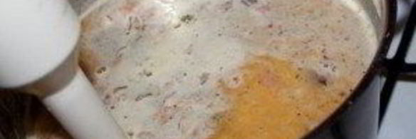 суп гороховый с копченостями