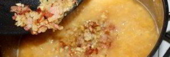 суп гороховый с копченостями