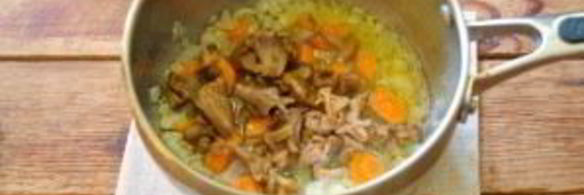 грибной суп с лисичками