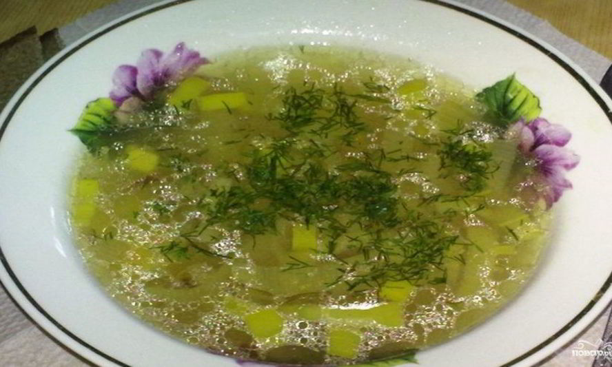 Рецепт картофельного супа с луком-пореем