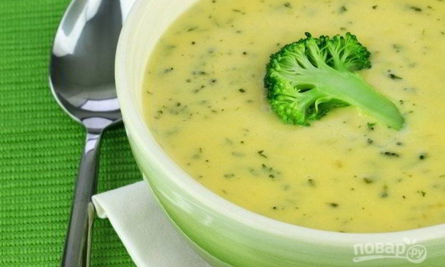 Рецепт крема-супа из брокколи со сливками
