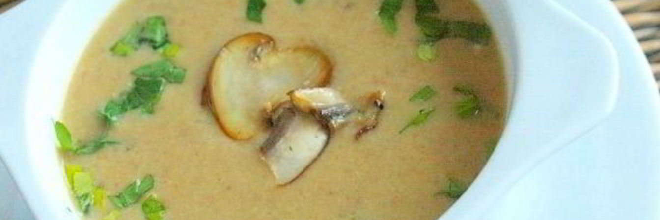 Крем-суп из шампиньонов с картошкой