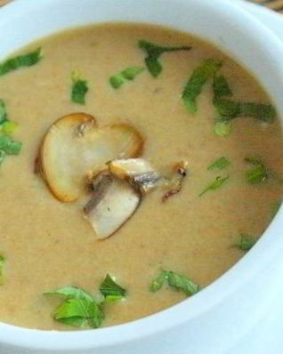 Крем-суп из шампиньонов с картошкой