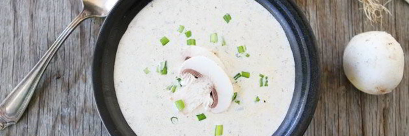 Крем-суп с грибами