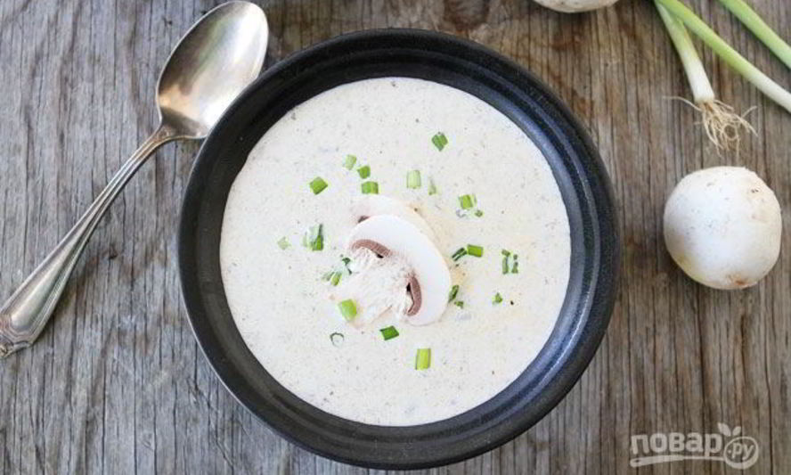 Рецепт крема-супа с грибами