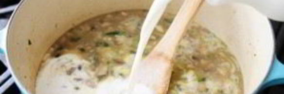 крем-суп с грибами