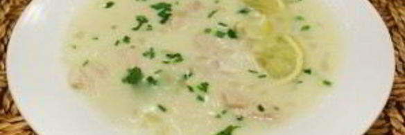 куриный суп с лимоном