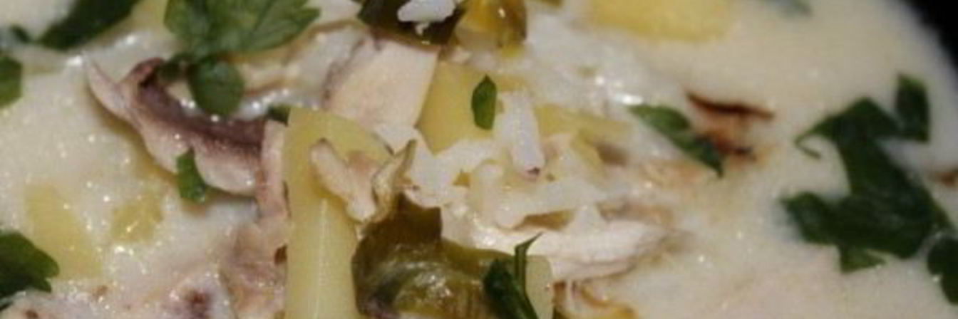 Куриный суп с сыром