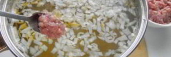 ленивый суп с фрикадельками