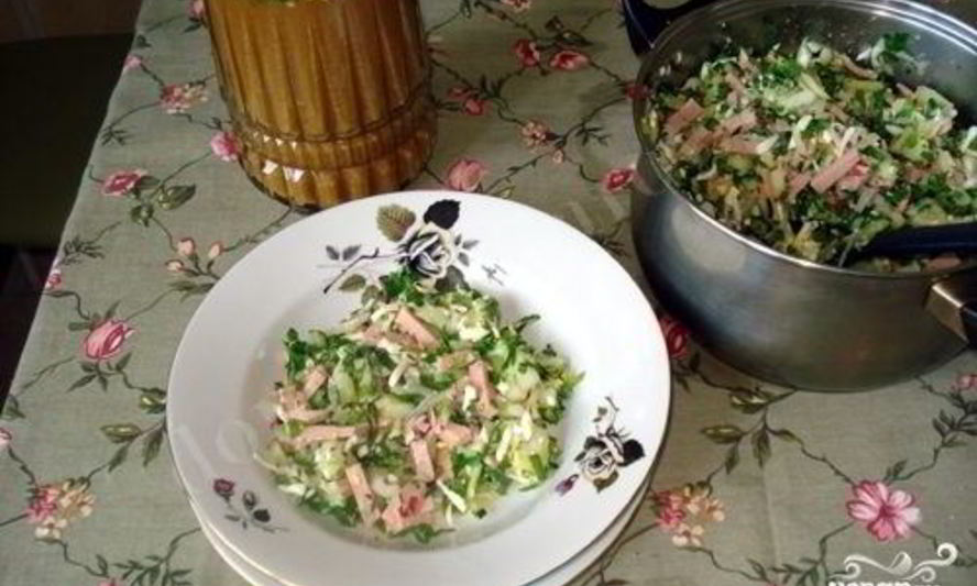 Рецепт окрошки на березовом соке