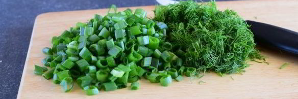 окрошка на кефире с колбасой