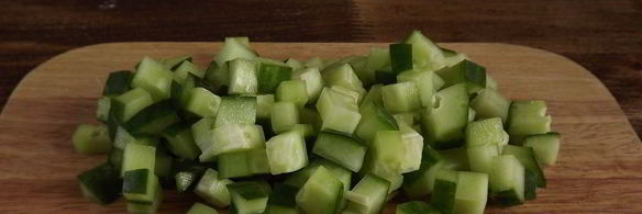 окрошка на кефире