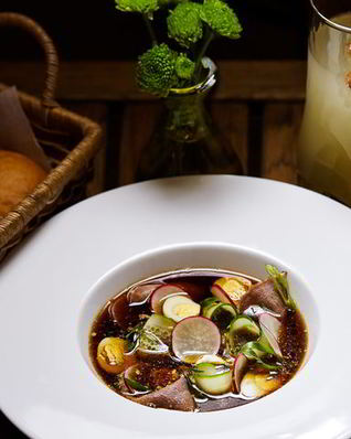 Окрошка на квасе