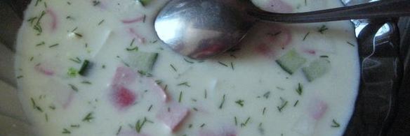 окрошка на минералке