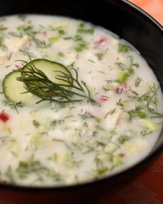 Окрошка на тане