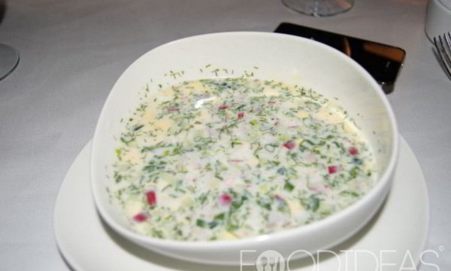 Рецепт окрошки на воде