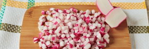 окрошка с хреном