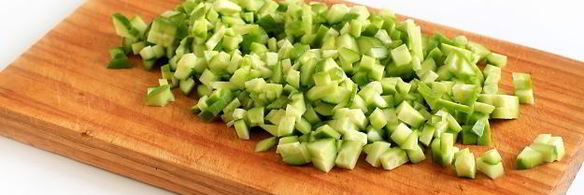 окрошка с мясом на кефире