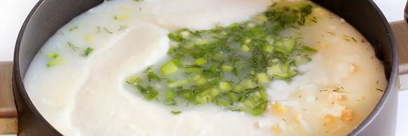 окрошка с мясом на кефире