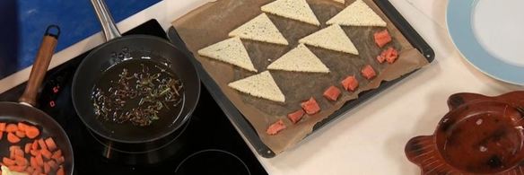 крем-суп из горбуши с овощами