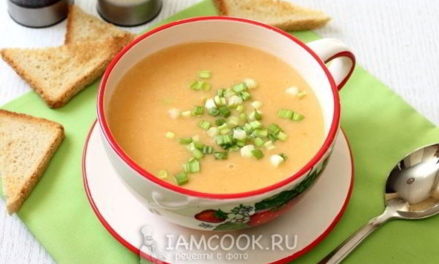 Рецепт овощного крема суп со сливками