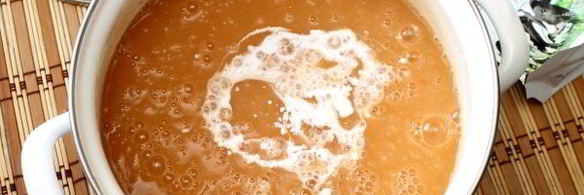 овощной крем суп со сливками