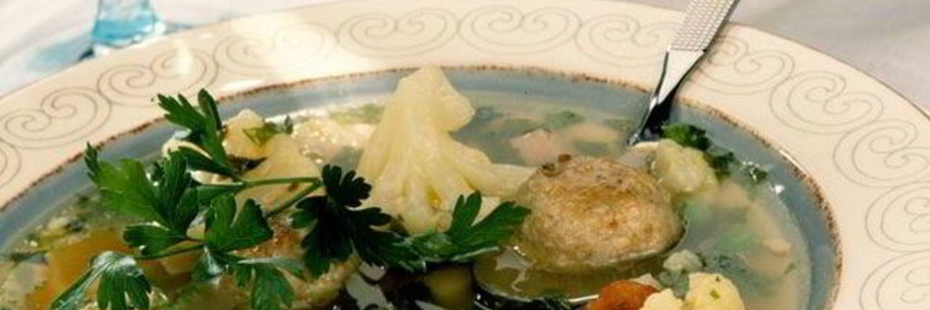 Овощной суп с фрикадельками