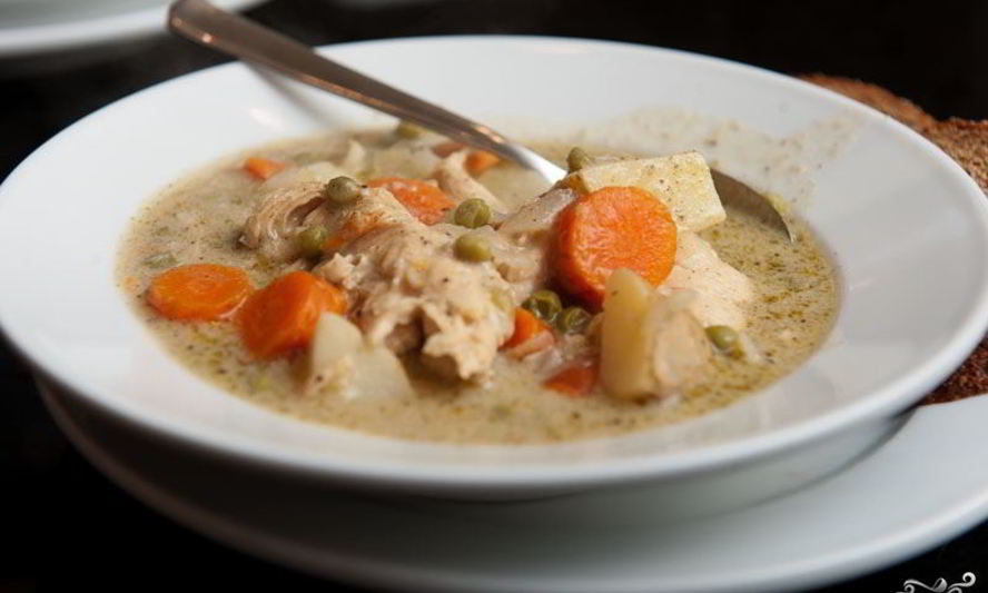 Рецепт овощного супа с курицей