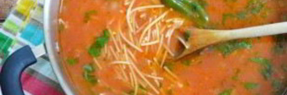 суп овощной с вермишелью