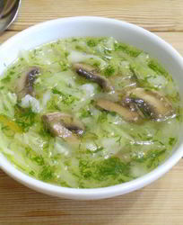 Суп из шампиньонов