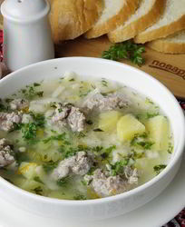 Суп с фрикадельками