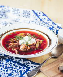 Суп с мясом